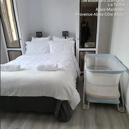 1 Chambre paisible à La Trinité proche de Nice et Monaco Extérieur photo